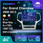 Автомагнитола для Jeep Grand Cherokee WK2, 2DIN, 1280x720P, IPS, GPS-навигация, Android 10