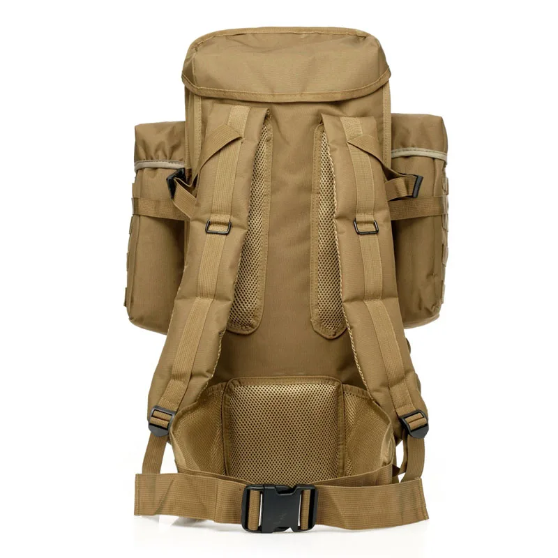 

70L Large Capacity Camping Bag Multifunction Military Tactical Backpack Molle Hunting Outdoor Army Climbing Travel Fishing Bag