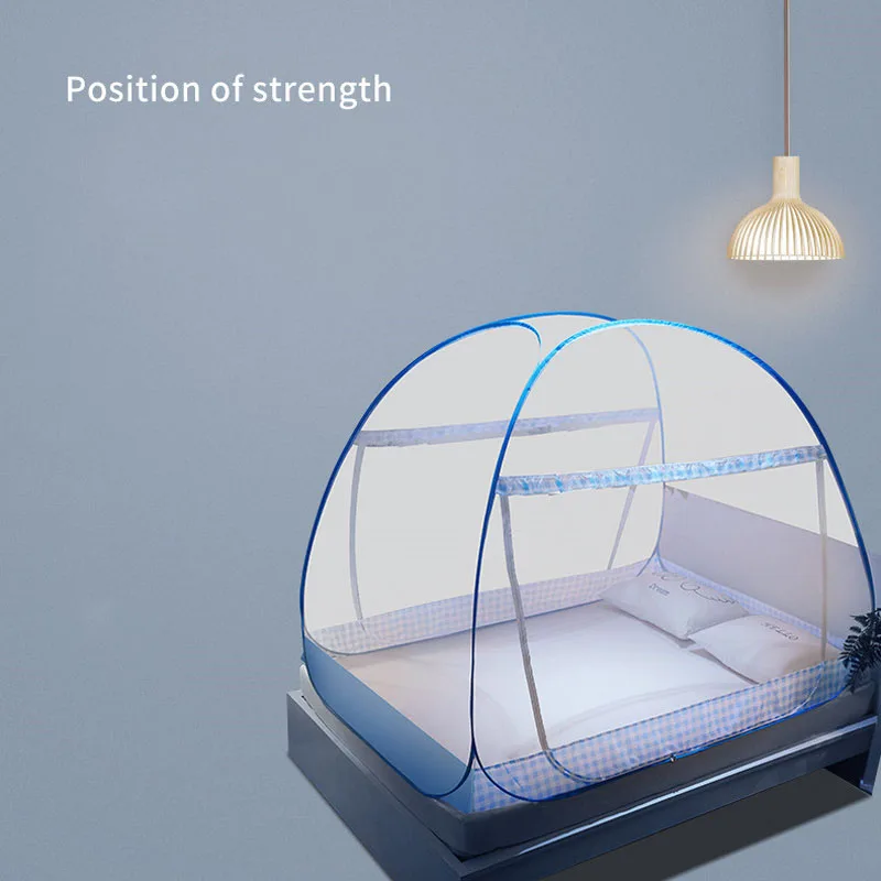 

Двойная кровать, одна дверь, Юрта, москитная сетка, эффективно изолировать комаров, Складная портативная кровать, палатки, большая простран...