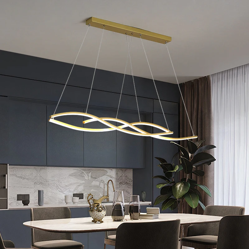 Современный светодиодный подвесной светильник для гостиной столовой кухни