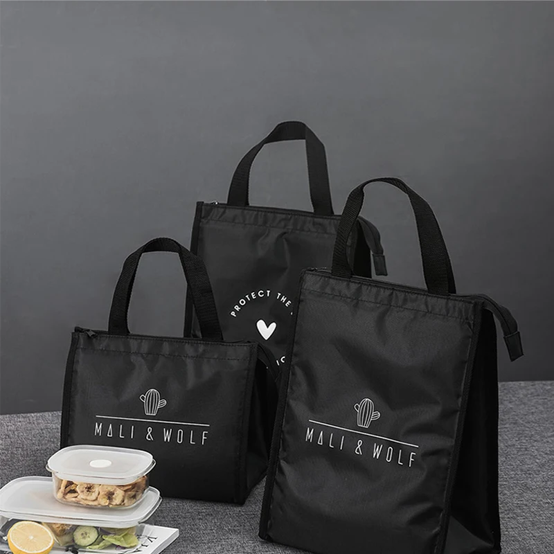 Термоизолированная сумка для обедов, прочная сумка-бенто, Термоизолированный Ланч-бокс, сумка-холодильник, контейнер для обеда
