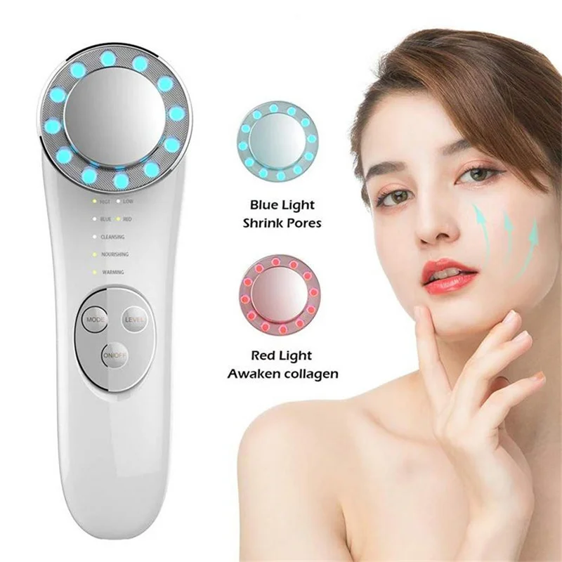 Goede Echografie Ems Facial Afslanken Massager Lipo Vet Brander Machine Galvanische Infrarood Ultrasone Gewichtsverlies Facial Lifting Gereedschap