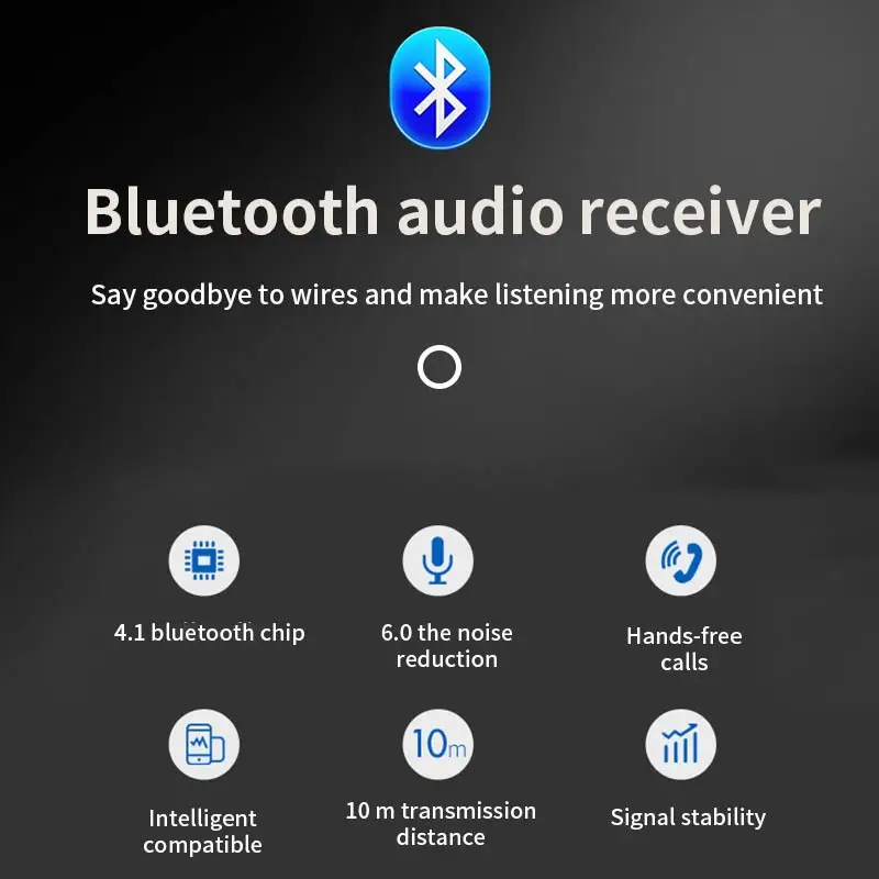 Автомобильный Bluetooth адаптер для аудиоресивера разъем 3 5 дюйма автомобильный