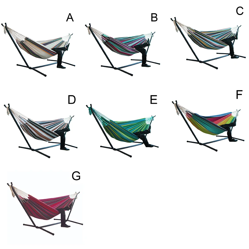 

Comfort Durability Striped Hanging Chair Large Hammock Chair Without Shelf Camping EDF88
