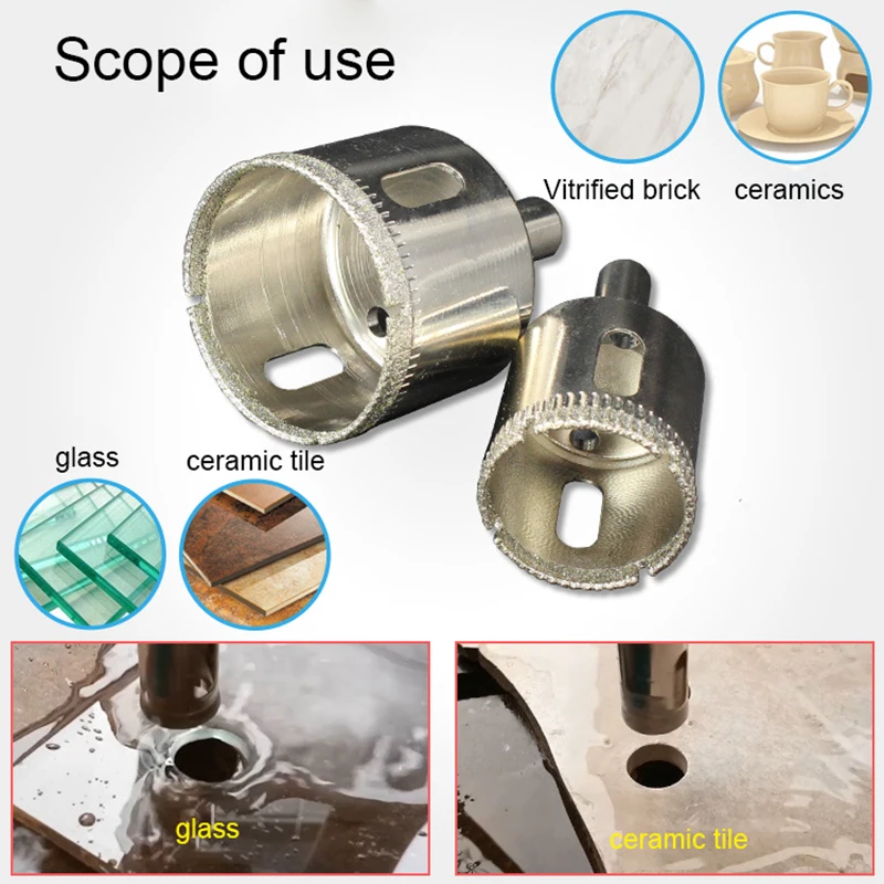 Стекло перовое сверло отверстие золото Сталь песок плитка керамика гранит reamer 6