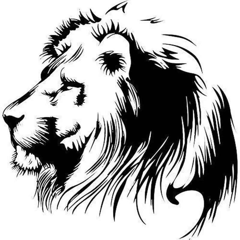 

Car Sticker Creative Meditation Lion Decal Bumper Sticker Motorcycle Personalized Pvc Shape Sticker ZWW-0058,19.5cm*20cm