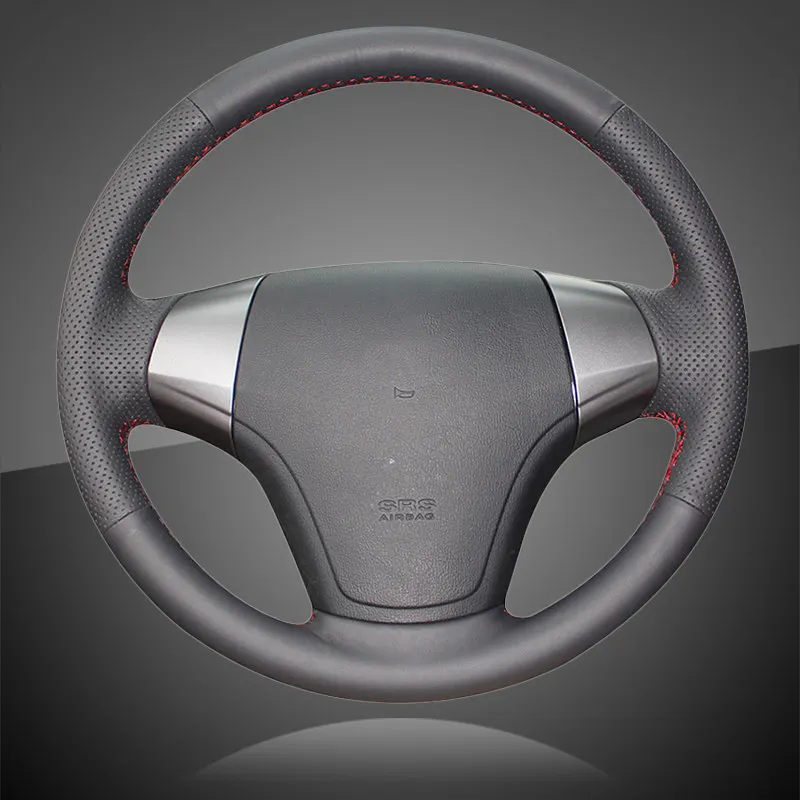 Ручная прошивка Авто Крышка рулевого колеса аксессуары для интерьера Hyundai Elantra 2008
