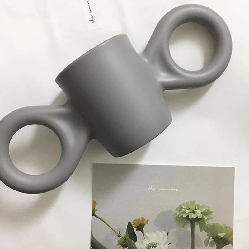 Многоцветная Милая Детская кружка для молока с большими ушками карамельных