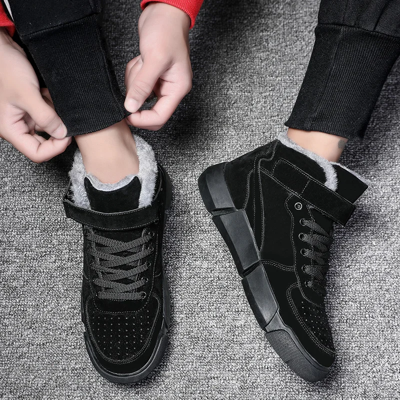 

Men Winter Warm Shoes Male Casual Lace Up Shoes Sapato Tenis Masculino Adulto Buty Scarpe Uomo Krasovki Sneakers Schoenen M6-31