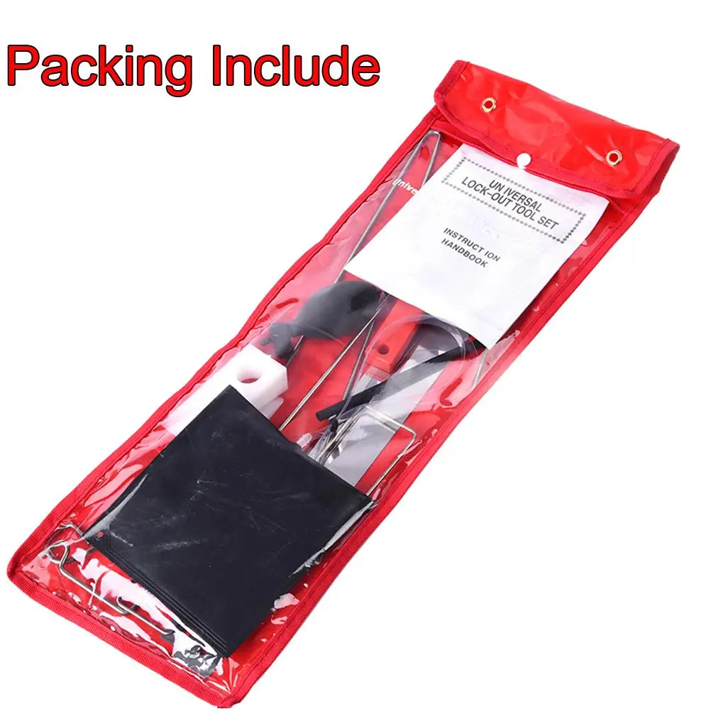 9 Pcs Universal Car Door Emergency Opening Key Lost Lock Out Unlock Opem Tools Kit Air Pump Accessories Auto Styling Parts |
