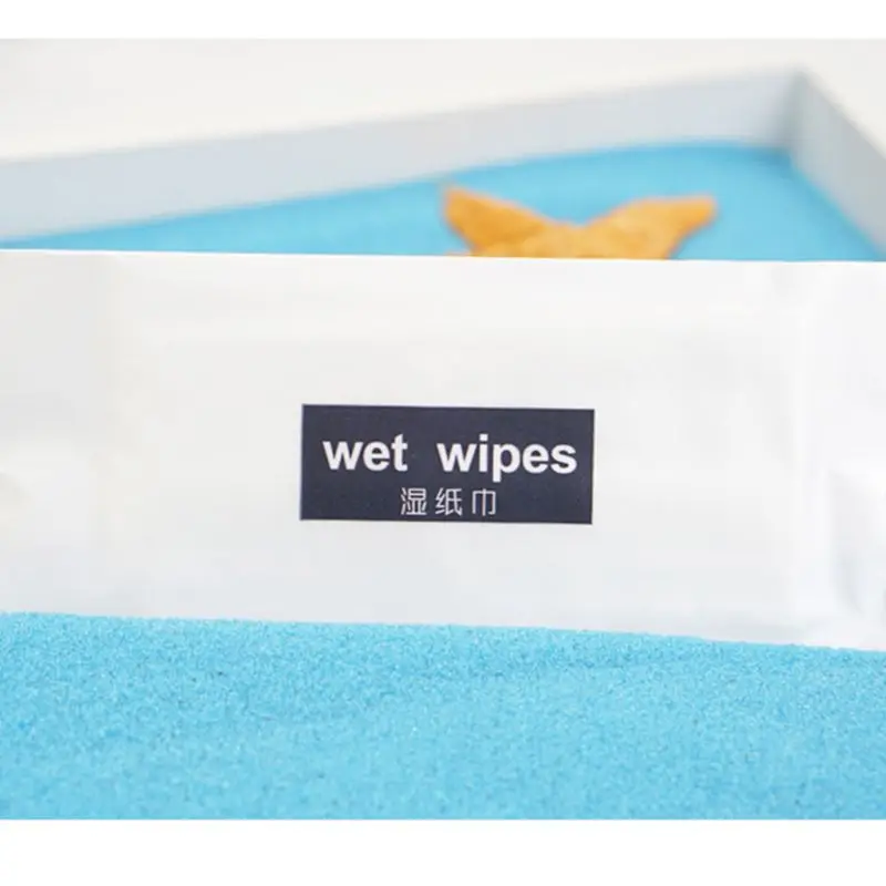 Одноразовые Нетканые влажные салфетки 50 шт. индивидуальная упаковка Портативные