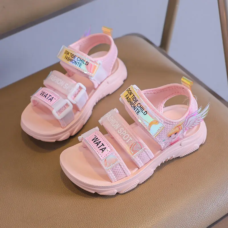 

Girls sandals children female princess beach sandals 2021 summer new girls baby sandals girls shoes red sandals