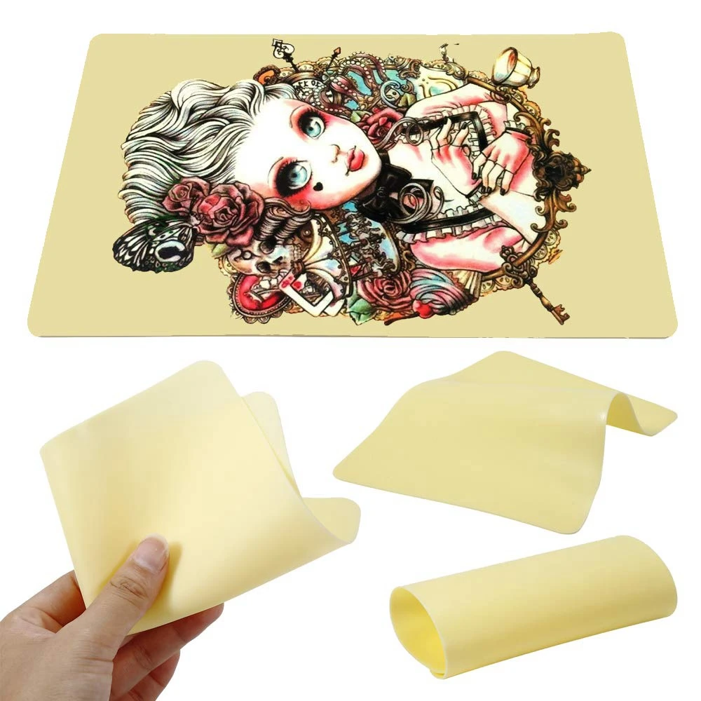 

Tattoo Silicone Practice Skins Double Sided Tattooing and Microblading Silicone Practice Skin for Beginners Tattoo Artists