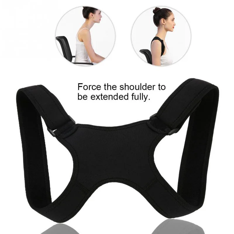 

New Brace Support Belt Adjustable Back Posture Corrector Clavicle Spine Back Shoulder Lumbar Posture Correction For Adult Unisex