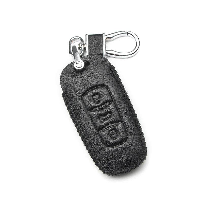 Чехол для автомобильного ключа из натуральной кожи с пультом дистанционного