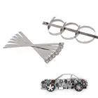 6 шт. износостойкая кабельная стяжка сверхмощная самоблокирующаяся 4,6 мм Нержавеющая Сталь Многофункциональная стяжка для выхлопных газов для автомобиля