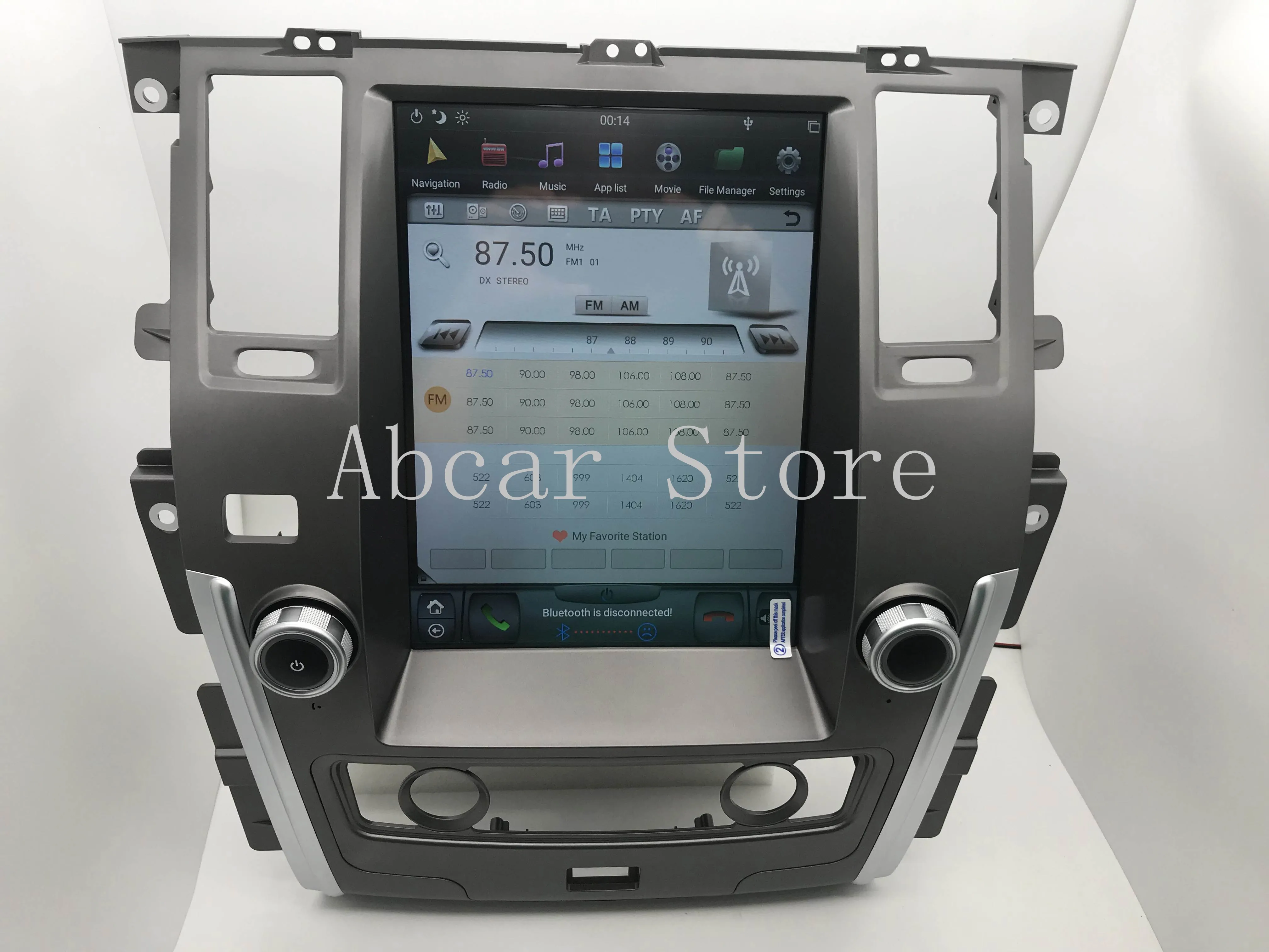 12 1 ''Tesla style Android 9 0 автомобильный dvd плеер GPS навигация для NISSAN патруль 2010 2019