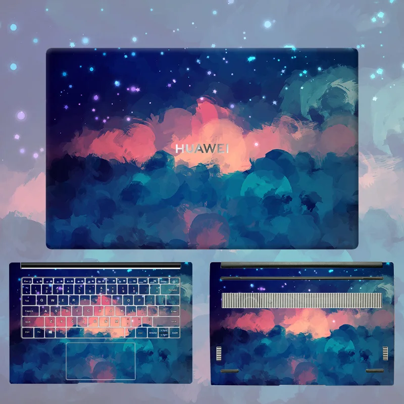 Виниловые наклейки с акварельным принтом для HUAWEI MateBook D 14 Nbl WAQ9R ноутбука сделай