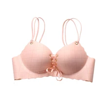 Ropa interior sin costuras para mujer, Bralette sin aros, Sujetador de copa B C, Push Up, Sexy (2)