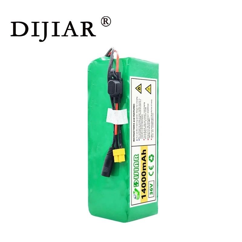 Аккумуляторная батарея DiJiar 36V1 4ah 10S4P для электромобиля аккумулятор 18650 мощность 500