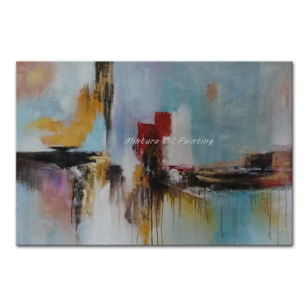

Frameless Paintings Hand Painted Modern Abstract Oil Painting On Canvas For Living Room Home Decoration Wall Art Pictures