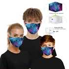 Дышащая Маска для рта, моющиеся маски для лица PM2.5, солнцезащитные многоразовые маски для лица, велосипедная маска для лица