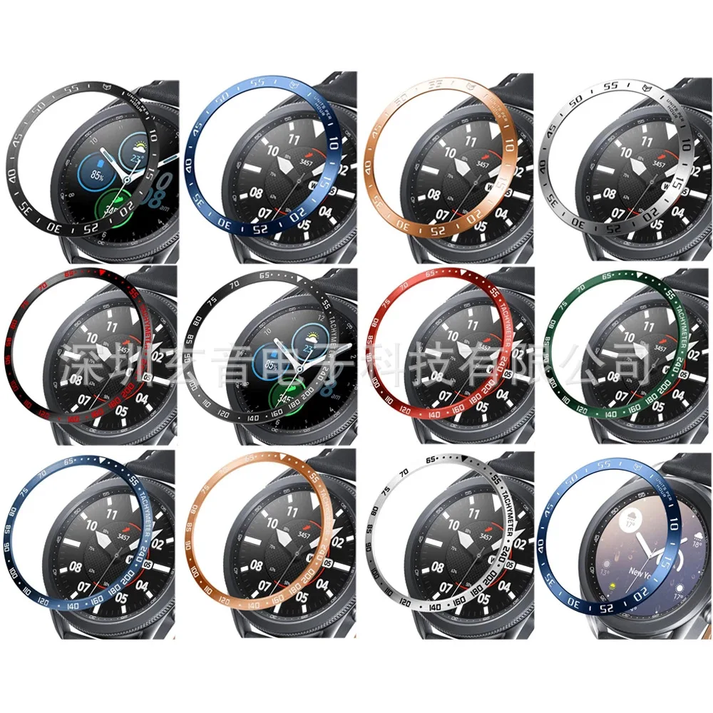 

Suitable for Samsung Galaxy Watch3 Metal Watch3 Watch Ring with Diamond Protection Ring Steel Ring Aluminum Ring