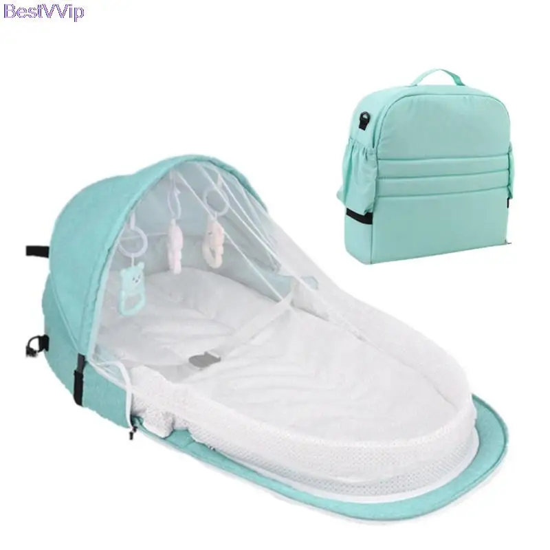 

Детская кроватка, спальная корзина для детской кроватки, москитная сетка с портативной люлькой, детская складная дышащая детская корзина