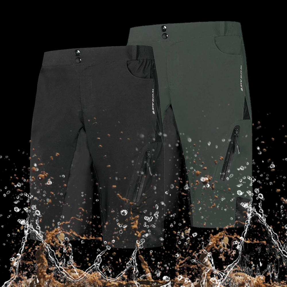 Мужские спортивные шорты WOSAWE с 4 карманами мужские велосипедные свободные