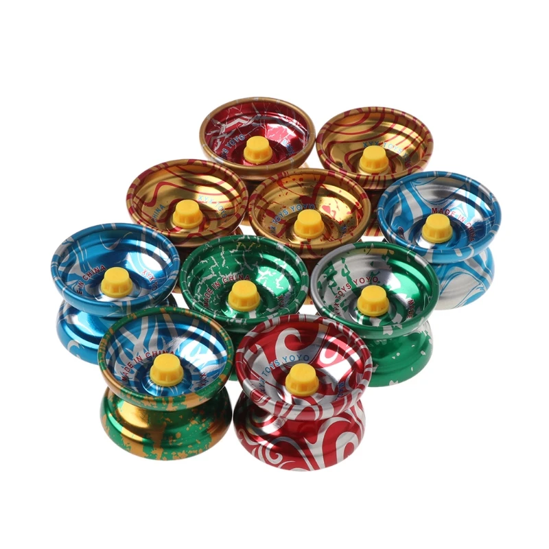 

2022 New Aluminum Alloy YOYO Ball Bearing String Trick Toy Kids Gift