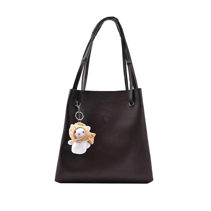 

Simple texture ladies autumn and winter new fashion net red large capacity shoulder tote bag