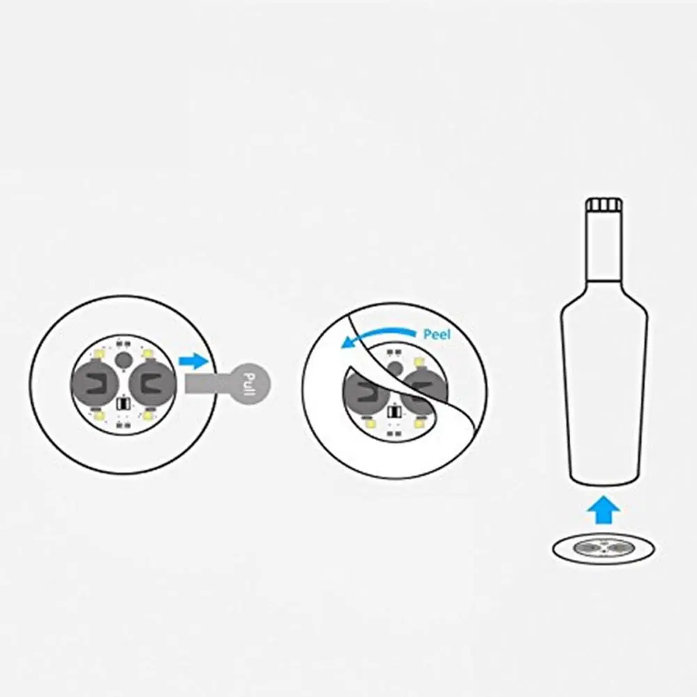 

Drinking Glass Color Changing Battery Powered Wine Bottle Foam Core Board Slightly Cushioned Decorative Stable LED Coasters Flat