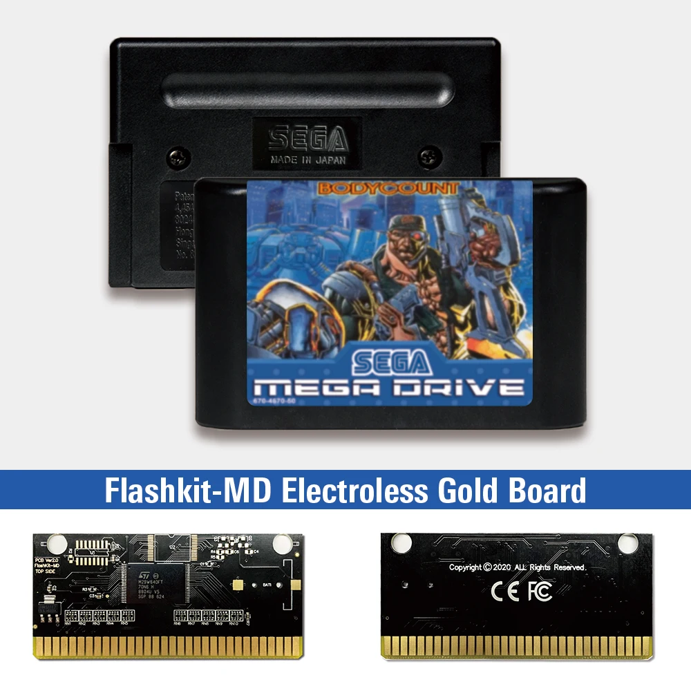 Body Count Европейская этикетка Flashkit MD Electroless Gold схема на основе печатной платы для