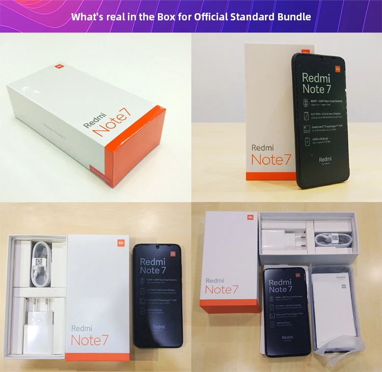 Глобальная версия Xiaomi Redmi Note 7 4 Гб 128 48MP камеры Snapdragon 660 Octa Core 6 3 ''FHD Смартфон QC 0