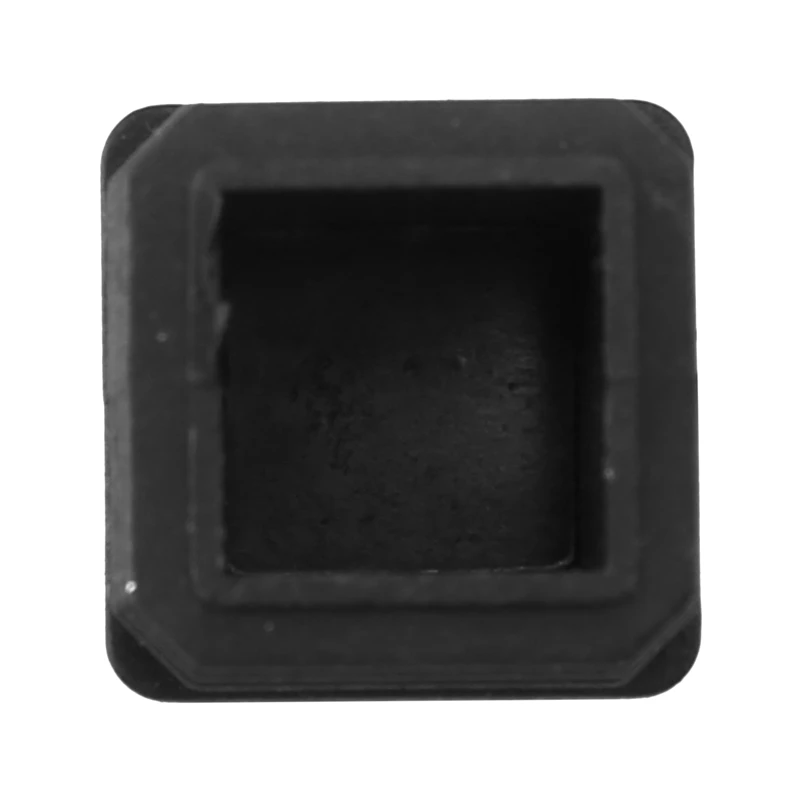 

100pcs Plastic Square Tube Inserts End Blanking Caps 20mm x 20mm Black