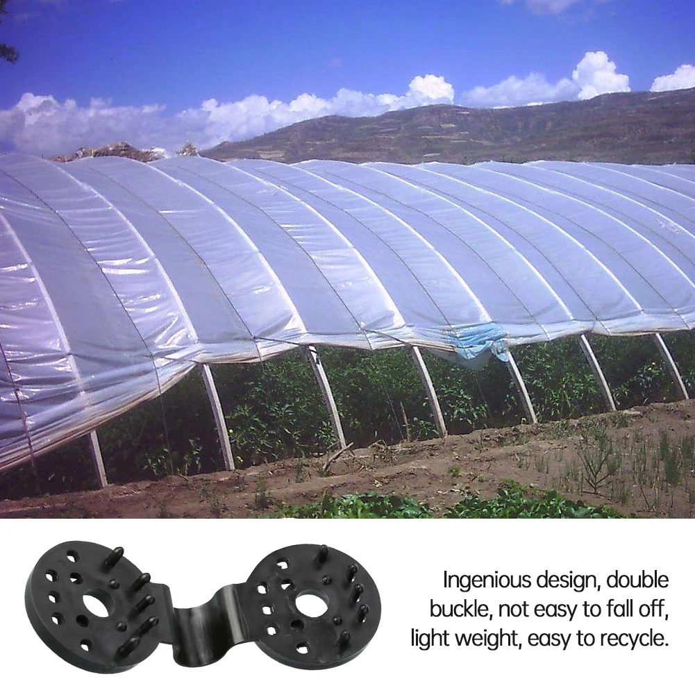 

5PCS Shade Cloth Clips Plastic Greenhouse Sunscreen Fabric Garden Netting Grommets Sunshade Net Fix Clip Fence Installation Hook