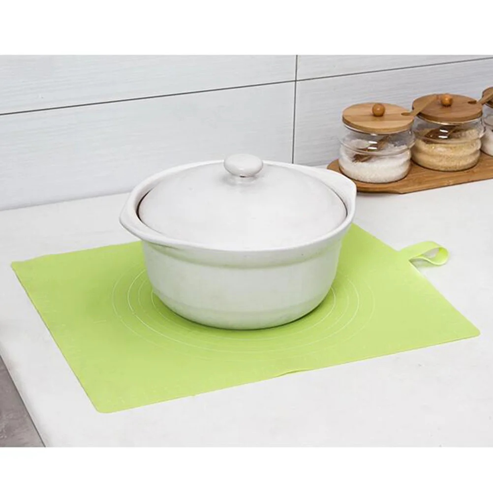 Силиконовый коврик для замеса теста с измерением гибкий завальцовки кухонный