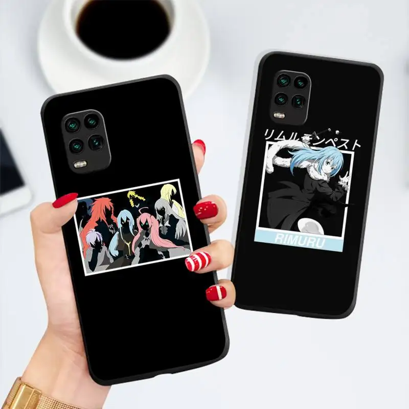 

Slime Rimuru Tempest Anime Cartoon Phone Case Black Color For Xiaomi Poco M3 F3 X3 Redmi Note 11 10t 7 8 9 10 9a Pro Cover Coque