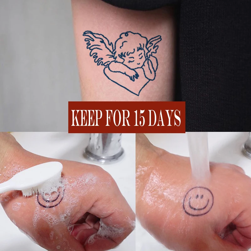 Татуировки и живопись на тело одноразовые татуировки полупостоянные Временные