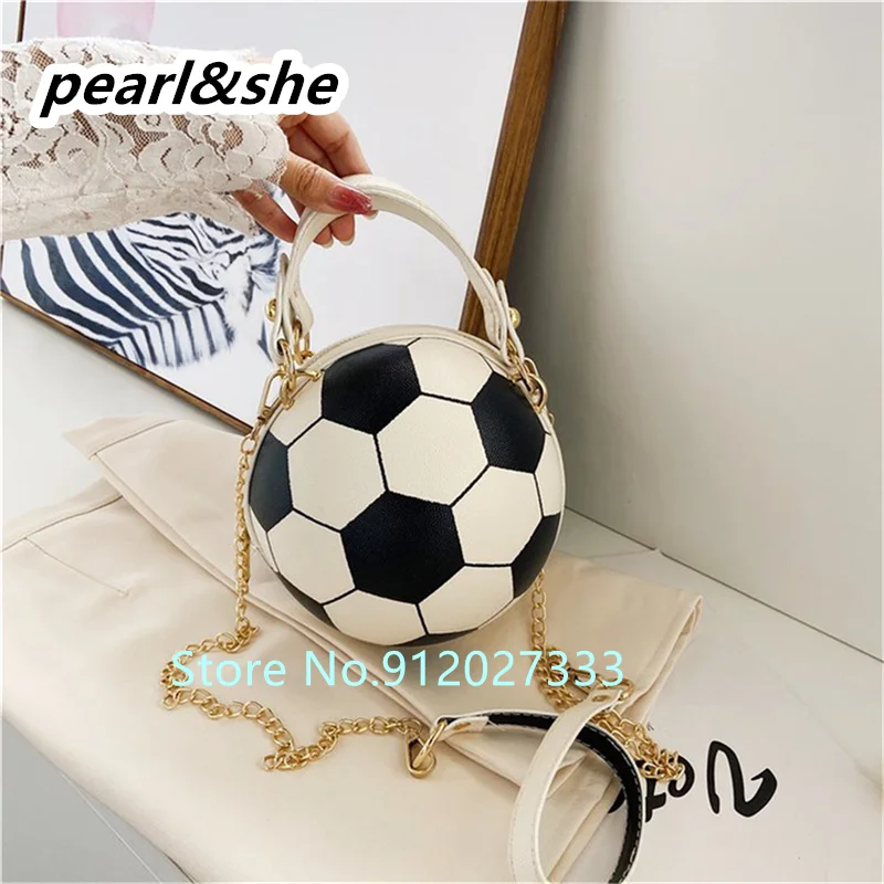 

Women New Designer Evening Bag Creative Round Ball Clutch Dinner Purse High Quality Personality Rhinestone Basketball Football