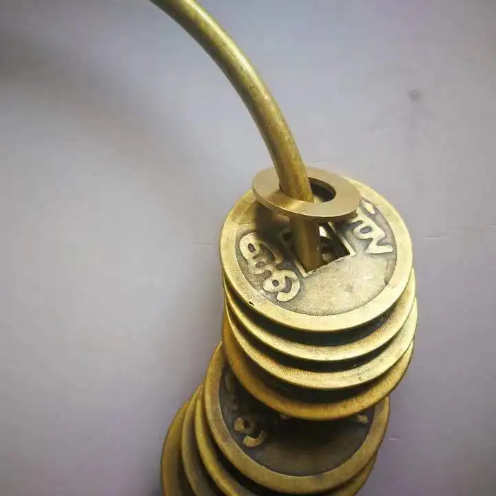 

Pure Brass Master Knife Taoist Knife Pure Copper Master Knife Magic Tool Bell Knife Magic Object Seven Star Master Knife Taoist