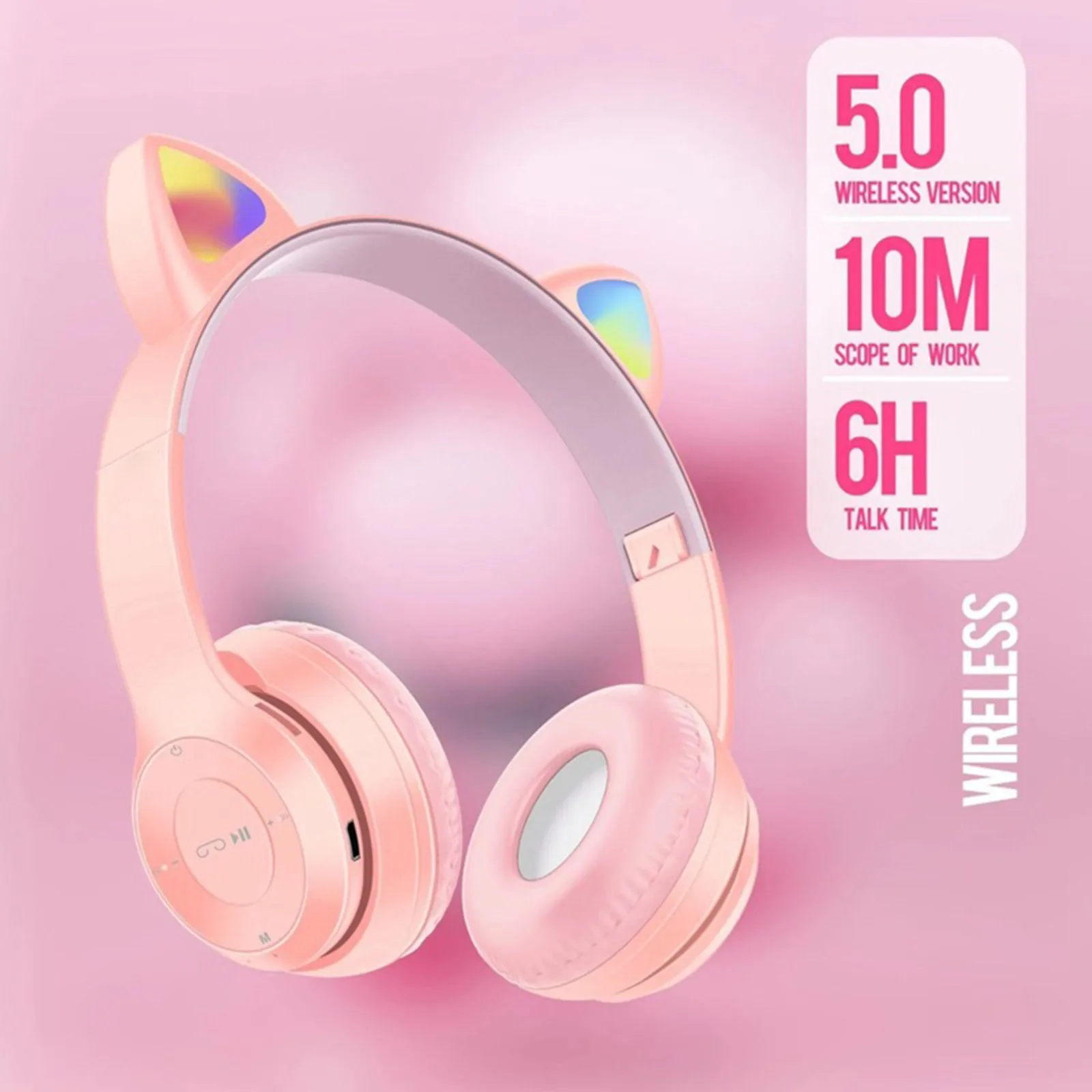 Bluetooth гарнитура наушники Беспроводные стереонаушники складные спортивные с