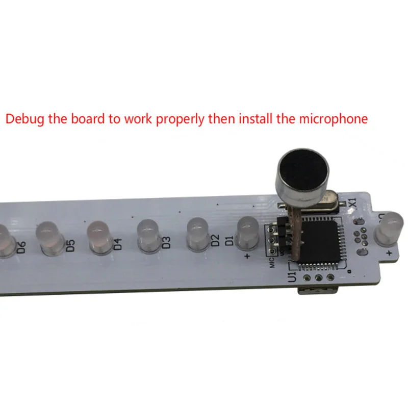 

KS25 Sound Control VU Meter Crystal Sound Column Audio Level Meter LED Music Spectrum DIY Kits VU Tower for Home Theater