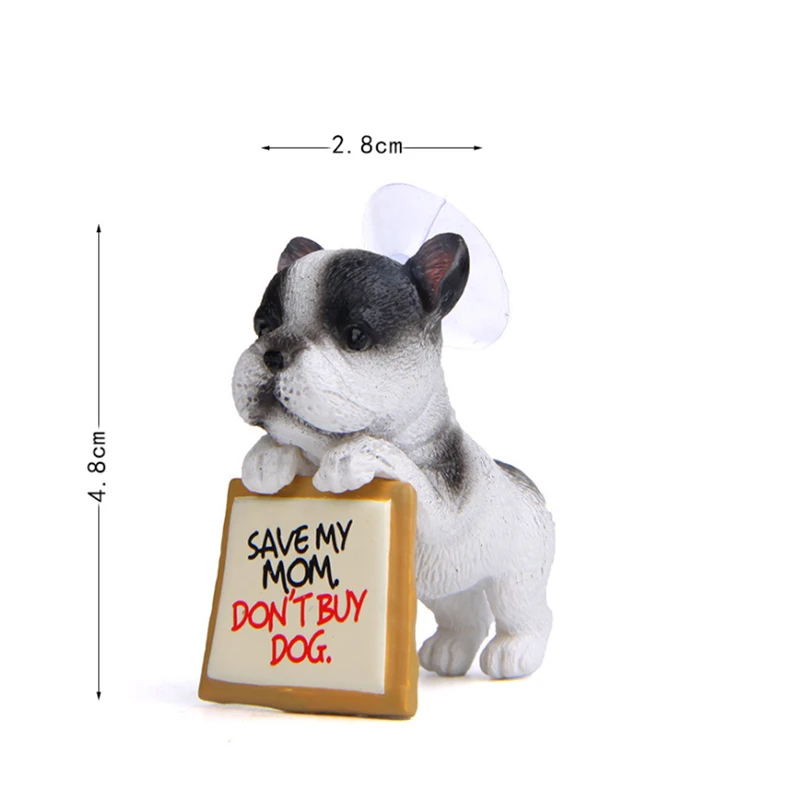 

Bulldog Standing Doll Creative Mobile Phone Stand Cute Animal Bedroom Living Room Desktop Decoration Suction Cup Stand
