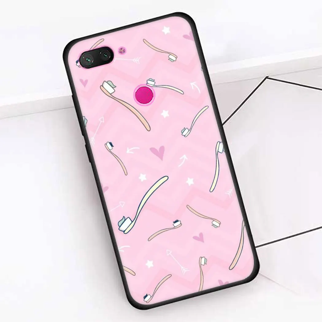 Мягкий силиконовый чехол для Xiaomi Mi Note 10 A3 9T Pro 9 Lite CC9 CC9E Mix 2S 3 с рисунком зубов