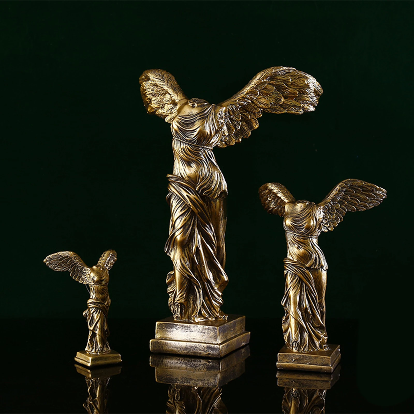

Resin Sculpture Statue Collectible for Desktop Decor Creative Room Home Office Study Home Office