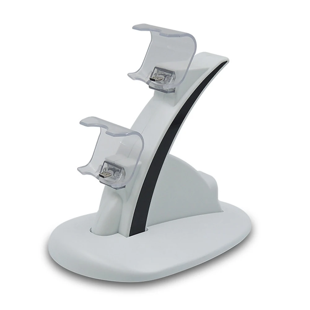 

Портативное зарядное устройство с беспроводной ручкой, двойной игровой контроллер, зарядное устройство, подставка для PS4/PS4 Slim Wireless