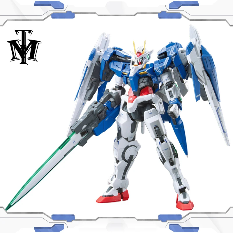 Bandai натуральная RG 1/144 аниме HG 00 Райзер воина гундама GN 0000 модель в собранном виде 13
