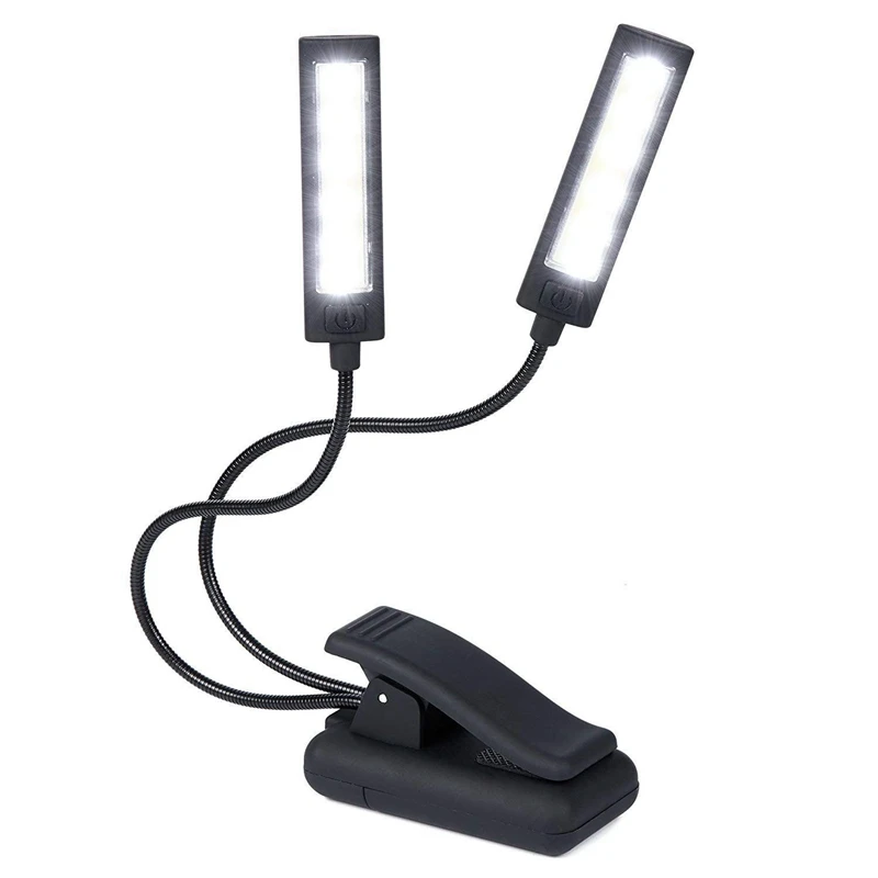 Music Stand Light Clip On LED Lamp - No Flicker Fully Adjustable 6 Levels of Brightness Also for Book Reading Orchestra Mi | Лампы и