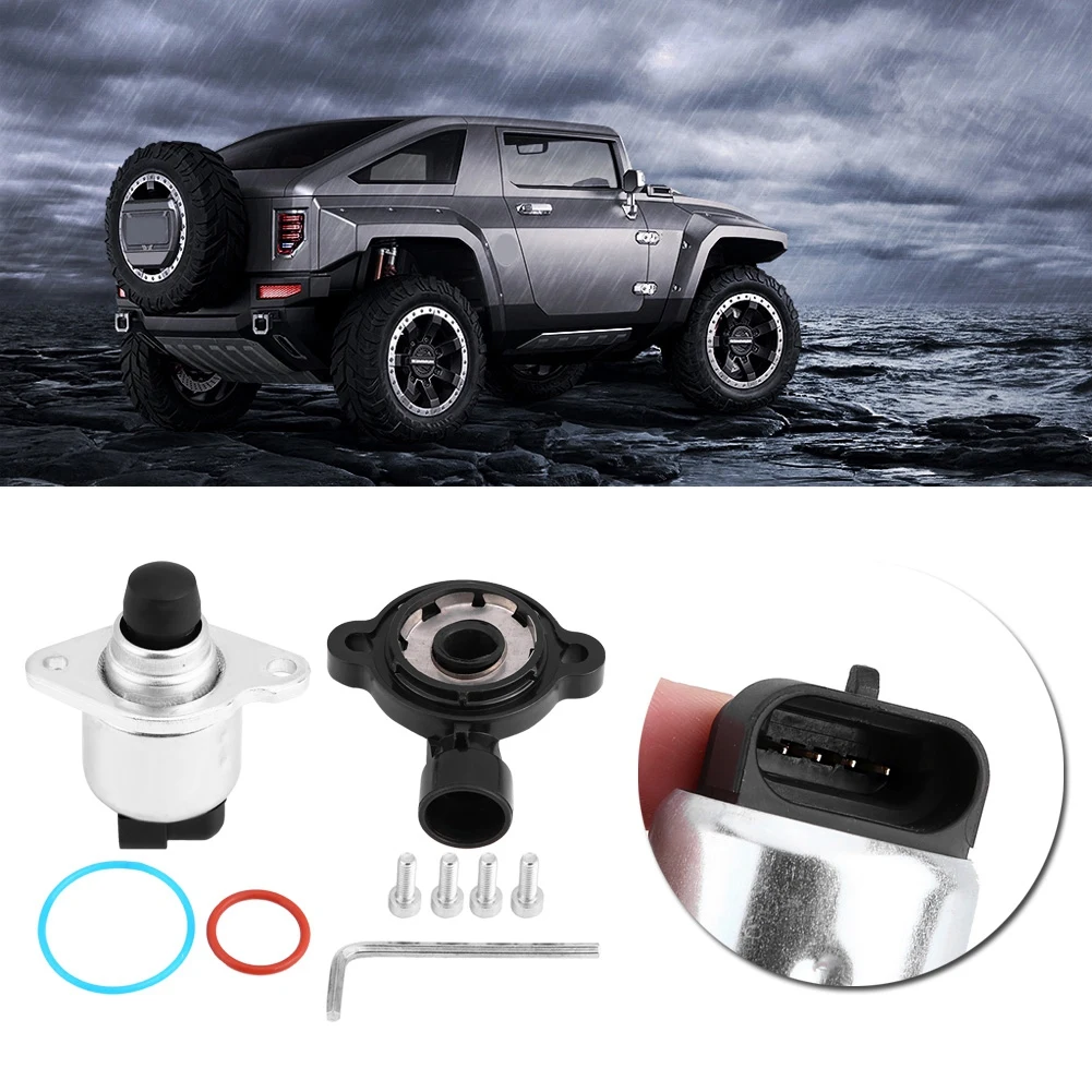 Для LS1 LS6 черный пластик дроссельной заслонки положение холостого хода воздуха